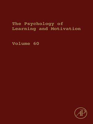 cover image of Psychology of Learning and Motivation